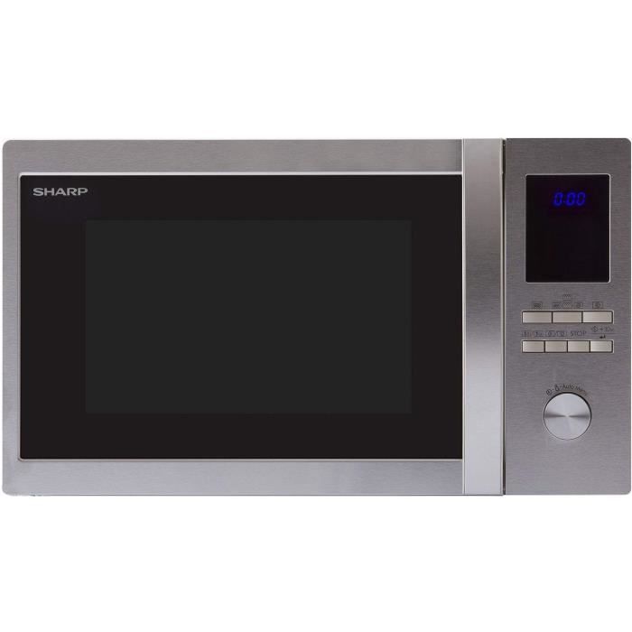 Micro ondes inox avec grill combiné 25 litres