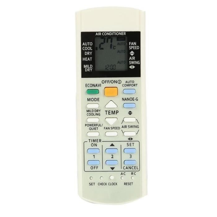 Télécommande Neuve Pour Climatiseur Panasonic Inverter - Réf. A75C14810 - Modèles CU/CS-VU9UKH-8