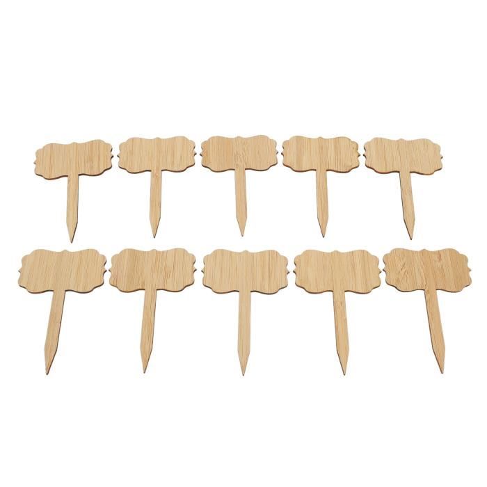 Lot De 20 étiquettes Aluminium Pour Jardin – 8,9x3,8cm, Résistantes, Pour Identifier Plantes, Légumes, Arbres