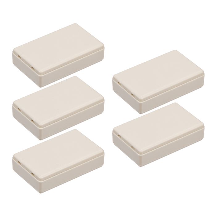 Lot De 5 Boîtiers électriques En Plastique Noir – 60x36x17 Mm, Pour DIY Ou électronique