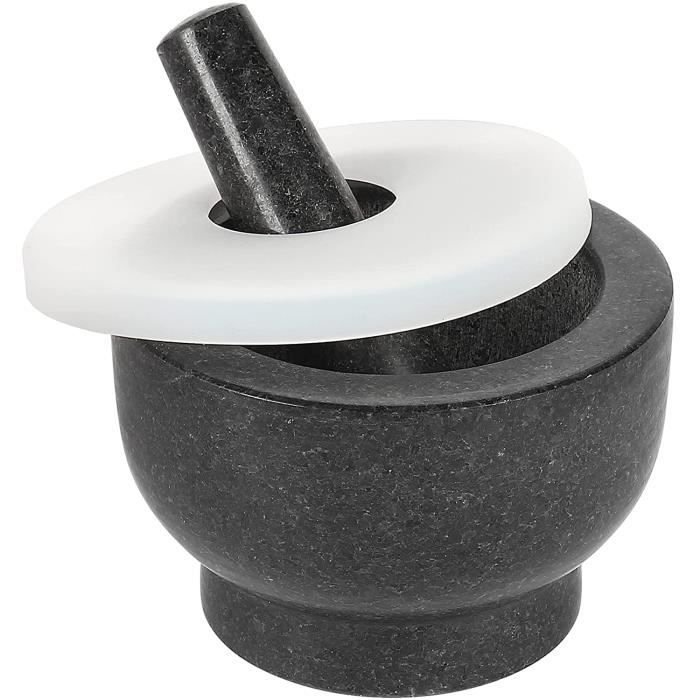 Ensemble De Mortier Et De Pilon En Porcelaine Blanche, Ensemble De Bols De Mélange Et De Broyage En Céramique, Pour Broyer Les épices Et Les Noix (une Couleur Petite