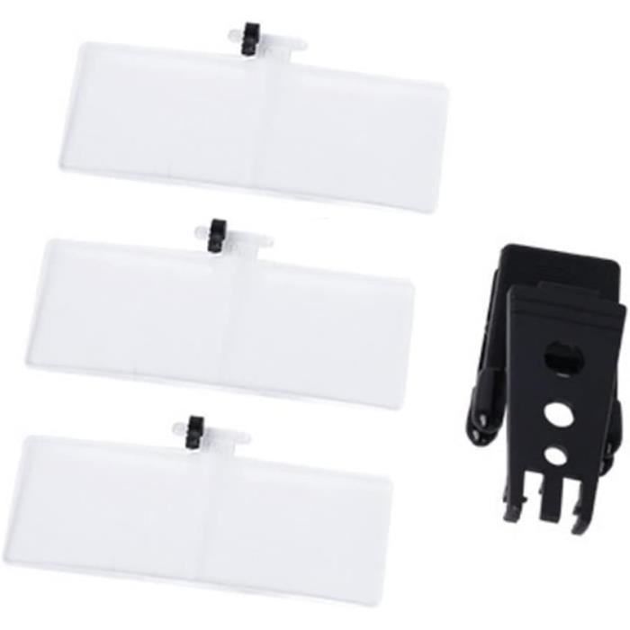 Lentille Acrylique 2.5x 25x Loupe De Lecture Avec Loupe LED 4