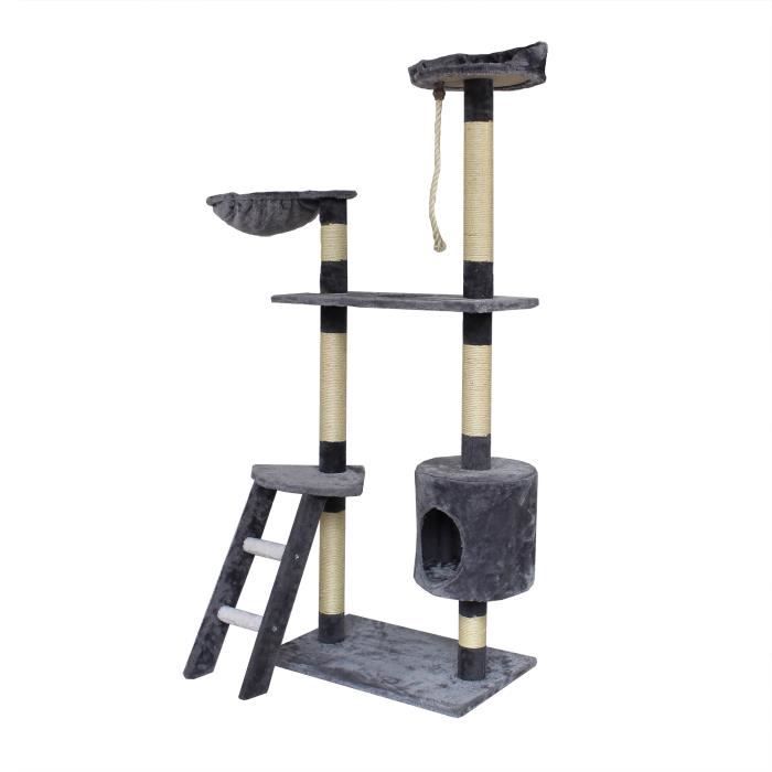Perchoir Pour Chat Arbre A Chat 150 Cm 5 Plateformes Gris Materiau Mdf Cdiscount Animalerie Perchoir Pour Chat Arbre A Chat 150 Cm 5 Plateformes Gris Materiau Mdf Cdiscount Animalerie