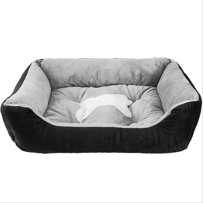 Queta Lit pour Chien 23 cm 46 Lit de Chat Canapé pour Chien Coussin pour Chien en Peluche Lit Panier Extra-Doux pour Animaux de Compagnie pour Petits Chats et Chiens 46 