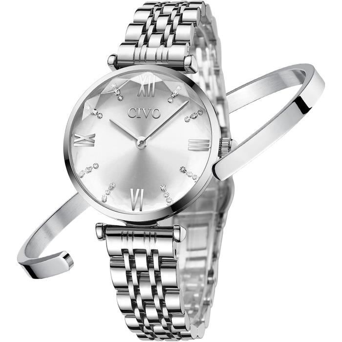 Montre Femme Set Montre Bracelets De Etanche Luxe Analogique Montres