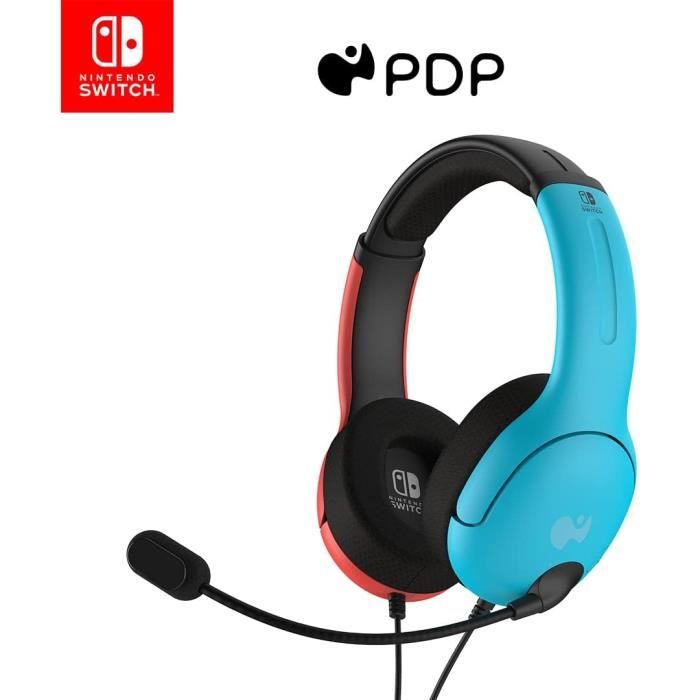 Casque Gaming Lvl40 Stereo pour Nintendo Switch - PC, iPad, Mac, Laptop -  Microphone antibruit, Son puissant - Cdiscount Informatique