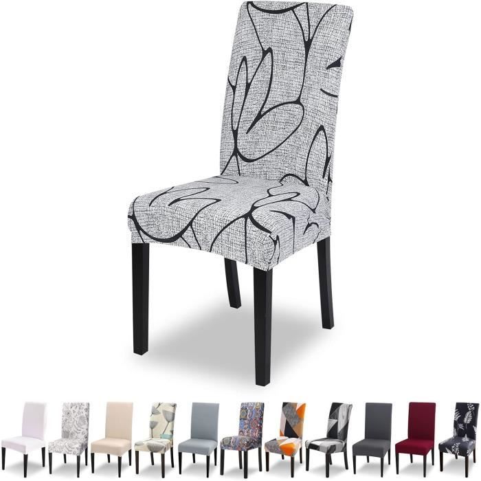 Coprisedie SCHEFFLER-HOME Set Da 4 – Elasticizzati In Flanella, Antracite, Universali