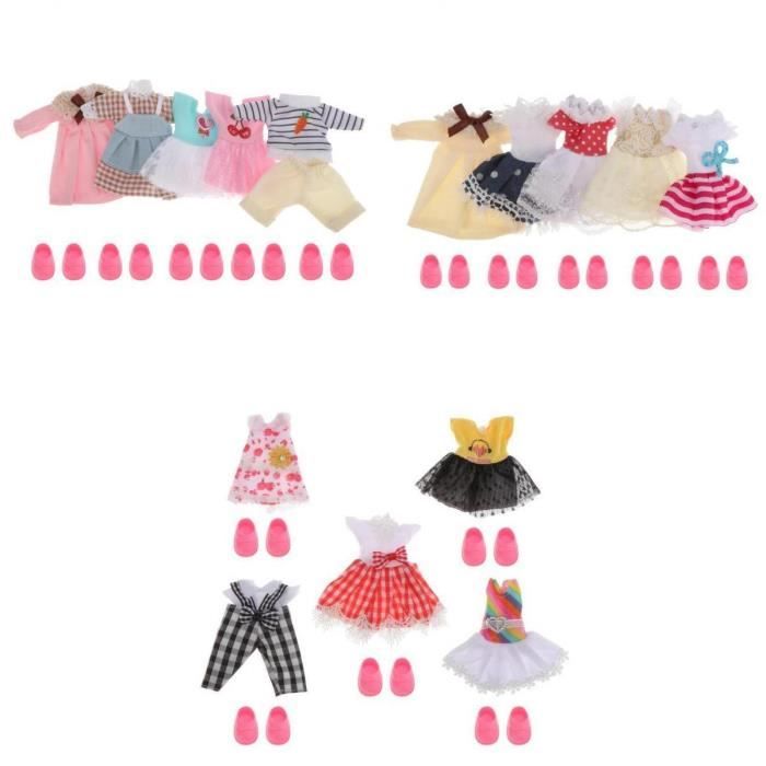 Uteruik Accessoire de Costume pour poupée BJD 1/6, Chaussures en Toile, 5 cm (Bleu Denim Uteruik Accessoire de Costume pour poupée BJD 1/6, Chaussures en Toile, 5 cm (Bleu Denim