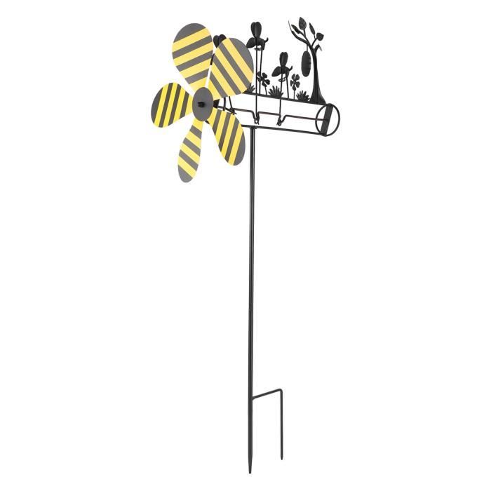 Moulin à Vent Suspendu En Forme D'abeille 3D, Ornement D Pour Femmes Mamans Et Grands Meres Sculpture Cinetique A Ressort En Metal D 96899822
