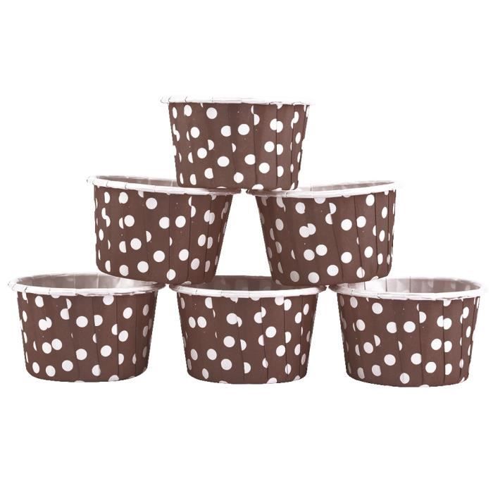 Lot de 100 Moule En papier Pour Muffins, Cupcake, Gâteau Rond Et Gelée Chengqi01 Nouveau produit