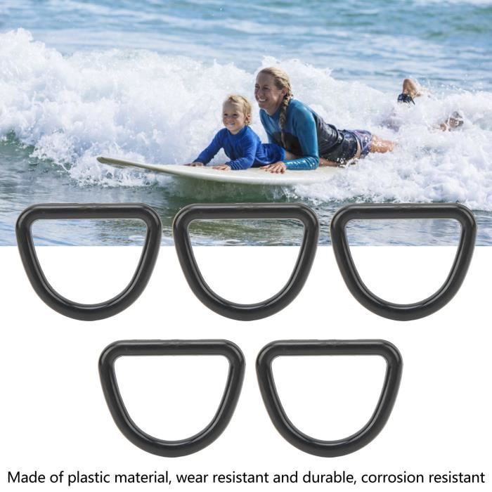 Anneau en D Osculati | à coller pour flotteur de bateau pneumatique - ø 100 mm