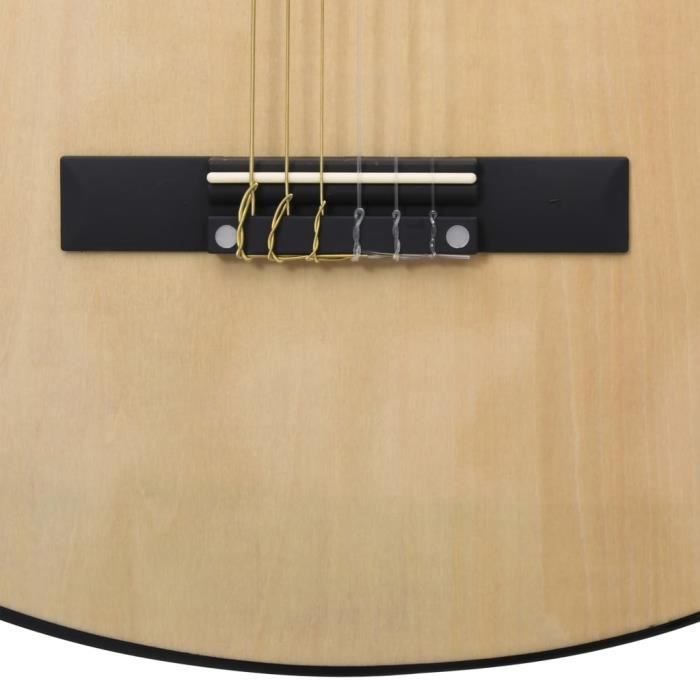 Vangoa Guitare Classique 4/4 Pour Débutants – Table En Cèdre Rouge, Dos En Sapelli, Son Chaud Et Doux, Pack Complet Avec Housse, Accordeur, Capodastre Et Plus !