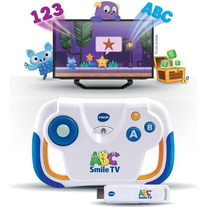 VTECH - ABC Smile TV - Ma Première Console TV Éducative