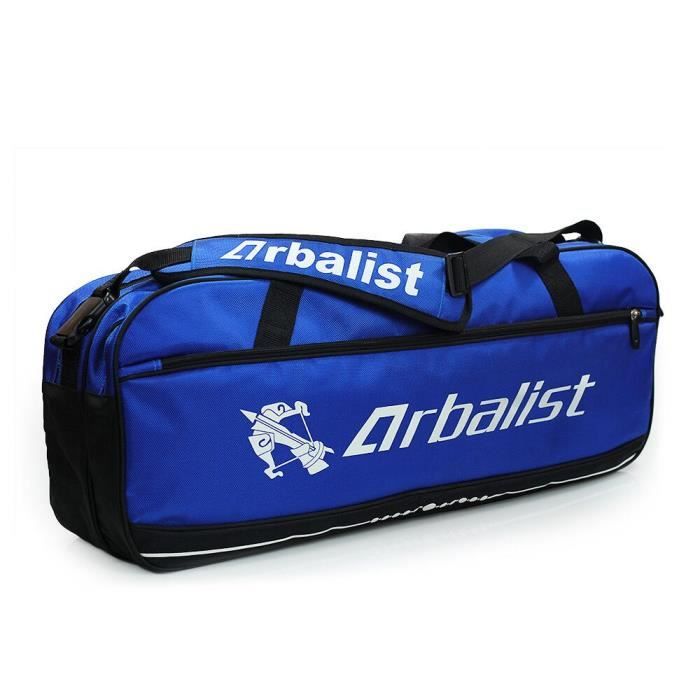 Sac à Raquette Tennis En Tissu Oxford - Bandoulière Ajustable, Protection Renforcée, Pour Terrain Ou Voyage