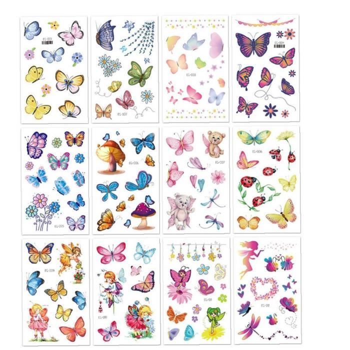 AUTOCOLLANTS DE TATOUAGE Temporaire Autocollants De Tatouage De Bras
