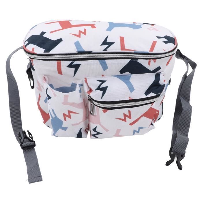 Whnbuij Sac à Langer - Joli Sac à Langer De Voyage - Petit Sac à Langer - 24 X 13 X 19 Cm - Grand Sac De Rangement Avec Compartiment Isolé