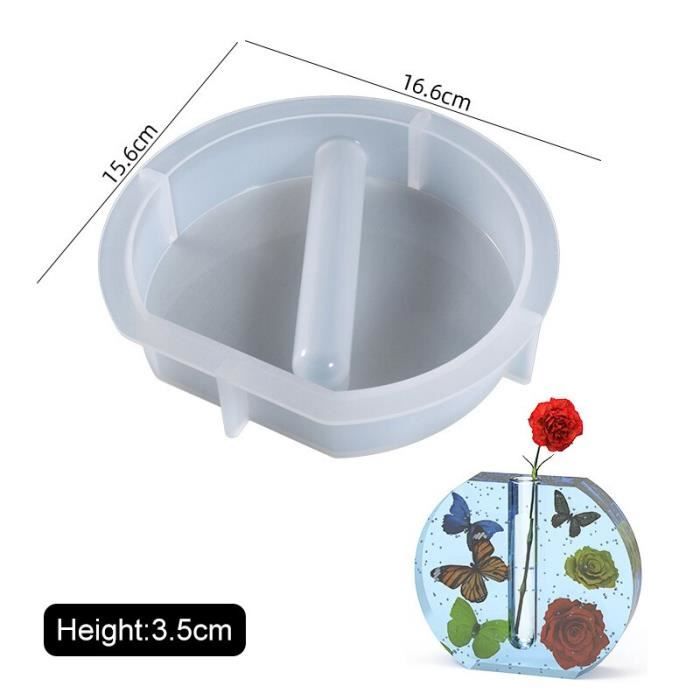 Moule Silicone Pour Pendentifs Fleur - Pour Résine époxy, Création Bijoux (colliers, Boucles D'oreilles)