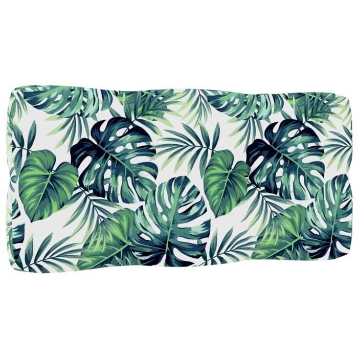 VidaXL Coussin De Palette Turquoise 80x40x12 Cm – Oreiller Extérieur Imperméable Polyester, Confortable Pour Jardin, Terrasse, Canapé