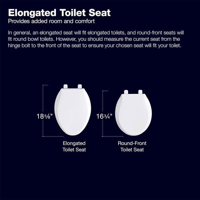 Abattant WC sureleve Kohler Hyten Quiet Close Blanc Cdiscount Bricolage