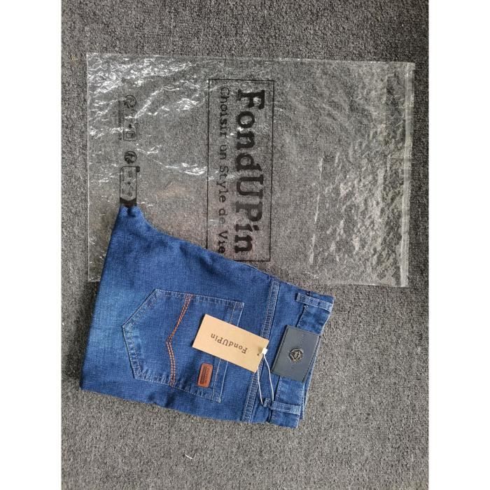 Manfinity EMRG Pantalon cargo en jean délavé bleu clair pour hommes