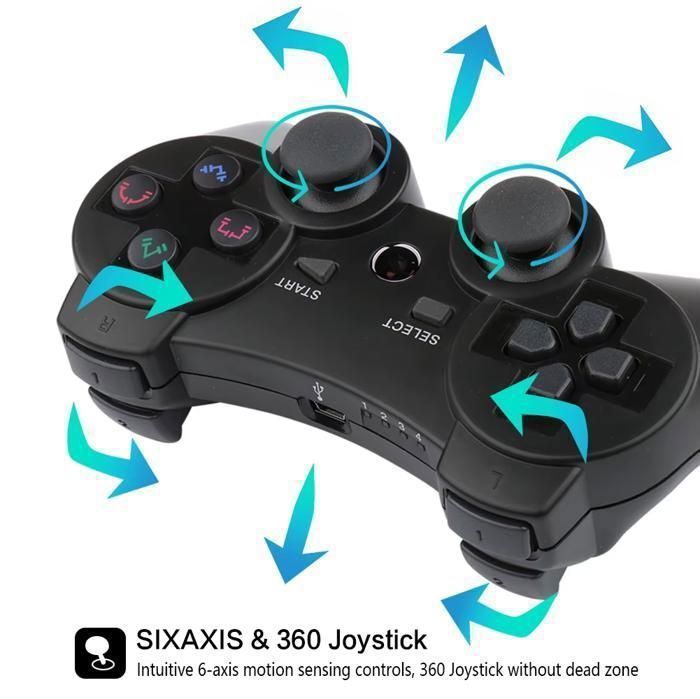 Console de jeu rétro - SF900 - 1500 jeux - 2 contrôleurs sans fil