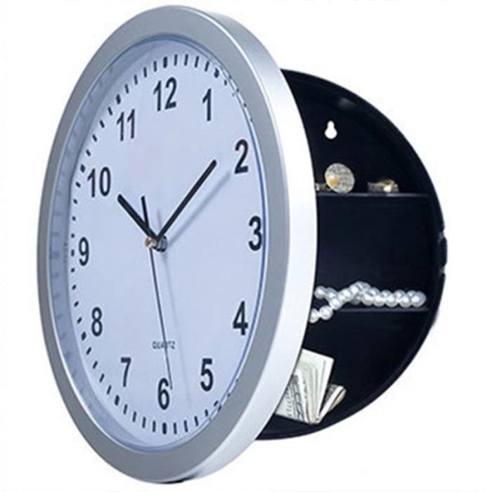 FAN-horloge secrète cachée horloge à compartiment Horloge murale avec ...