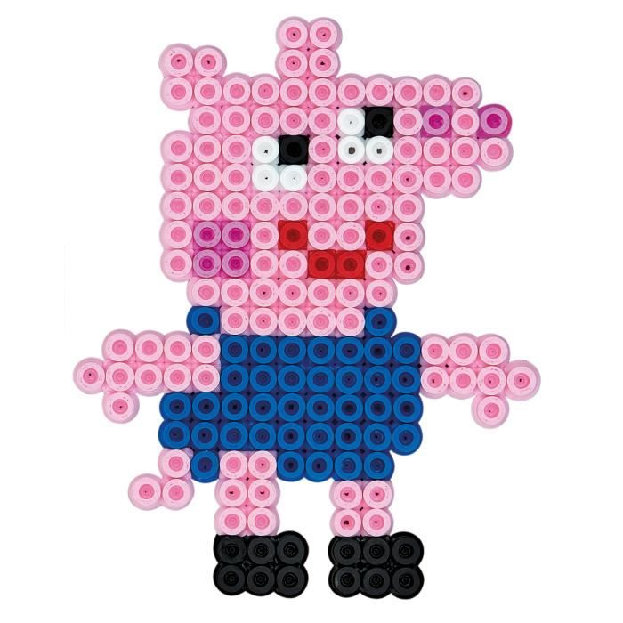 HAMA - Boite Peppa Pig - 2000 perles à repasser taille MIDI et 1 plaque -  Loisirs créatifs - Enfant dès 5 ans - Cdiscount Jeux - Jouets