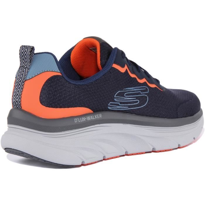 Basket skechers homme orange 2025