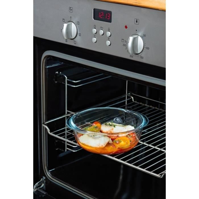 Plat Pyrex Air Fryer Rond Transparant 20 cm