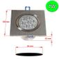 10x Ledvero Led Spot Encastrable 7w Forme Carree Blanc Froid Achat Vente 10x Ledvero Led Spot Encast Cdiscount