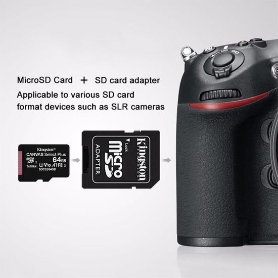 Carte TF 128 Go - carte microSD P500 Extreme Pro, 128 go, 64 go, 32 go,  prise en charge de la vidéo 4K UKD, D - Cdiscount Appareil Photo