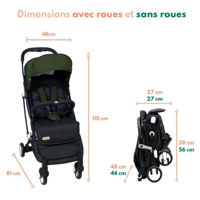 Poussette tout terrain en 3 roues - pliable en 1 c - Cdiscount Puériculture  & Eveil bébé