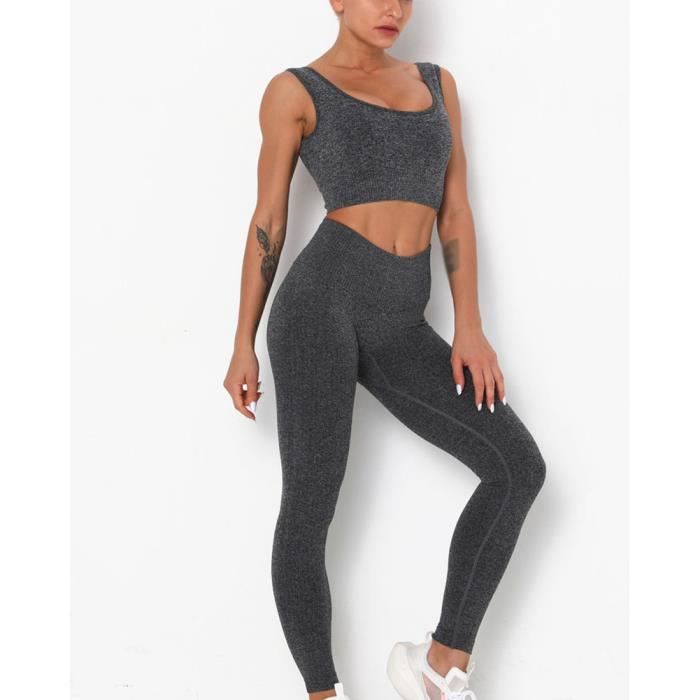 Ensemble de vêtements de sport femmes - Yoga - 5 pièces - Séchage rapide