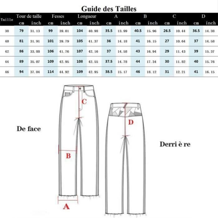 Pantalon homme Jeans homme Jean droit homme stretch et résistant