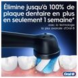 Oral-B iO 3 Lot De 2, Brosses À Dents Électriques Noire et Bleue, 2 Brossettes, 1 Étui De Voyage-4