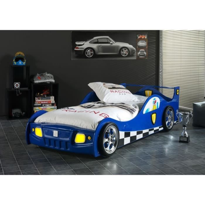 Lit enfant forme voiture de course SLEEP CAR pas cher 