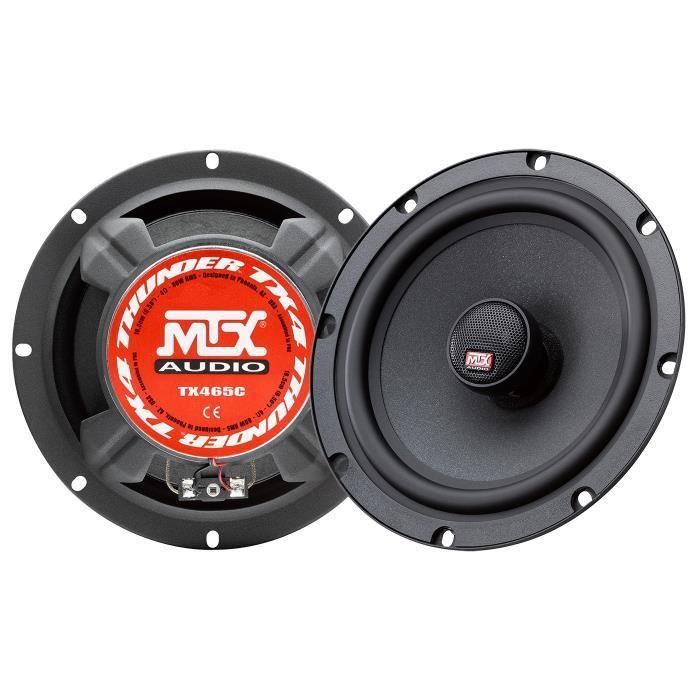 Haut-parleur Coaxial bidirectionnel MTX TX650C, diamètre 13 cm, grille de  protection noire, produits de voiture pour caisson de basses, jeu de fils  80W - AliExpress
