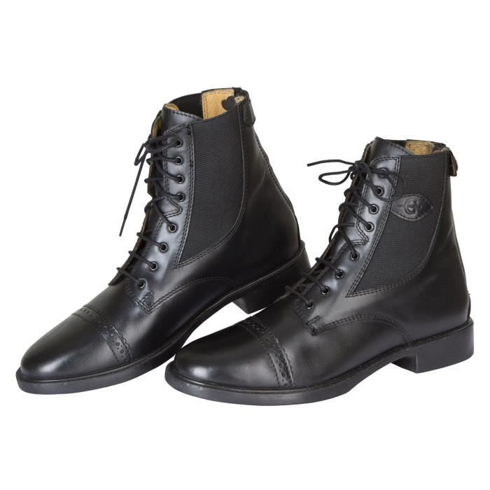 covalliero boots d'équitation en cuir monaco - noir