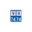 62 Arras logo autocollant plaque stickers ville