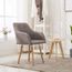 4 Pcs Chaise Fauteuils Salle A Manger Chaise D Ordinateur En Tissu