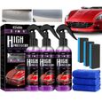Spray Protection Voiture 3 En 1 AMISHO - Revêtement Céramique - Pack De 3