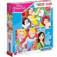 Puzzle Princess - Clementoni - 2x20 pièces - Dessins animés et BD - Pour enfants de 3 ans et plus-0