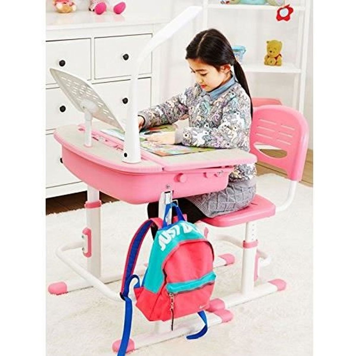 Bureau Ergonomique Avec Une Chaise Et Lampe Pour Enfants Reglage En Hauteur Couleur Rose Achat Vente Chaise De Bureau Soldes Sur Cdiscount Des Le 20 Janvier Cdiscount