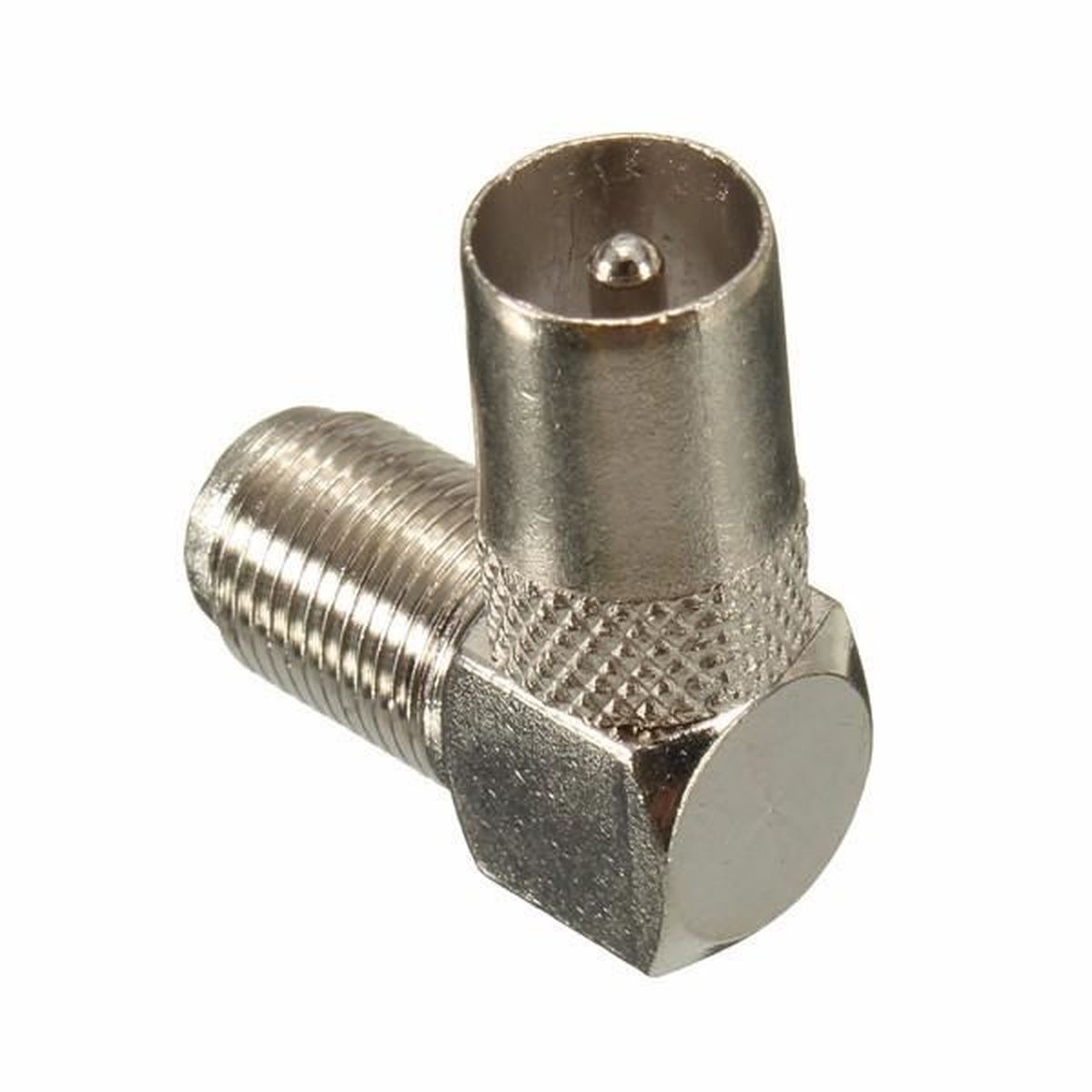U 5 x 90 degrés angle droit TV Antenne F Adaptateur de connecteur Câble RF  coaxial TV Câble - câble tv - vidéo - son, avis et prix pas cher - Cdiscount