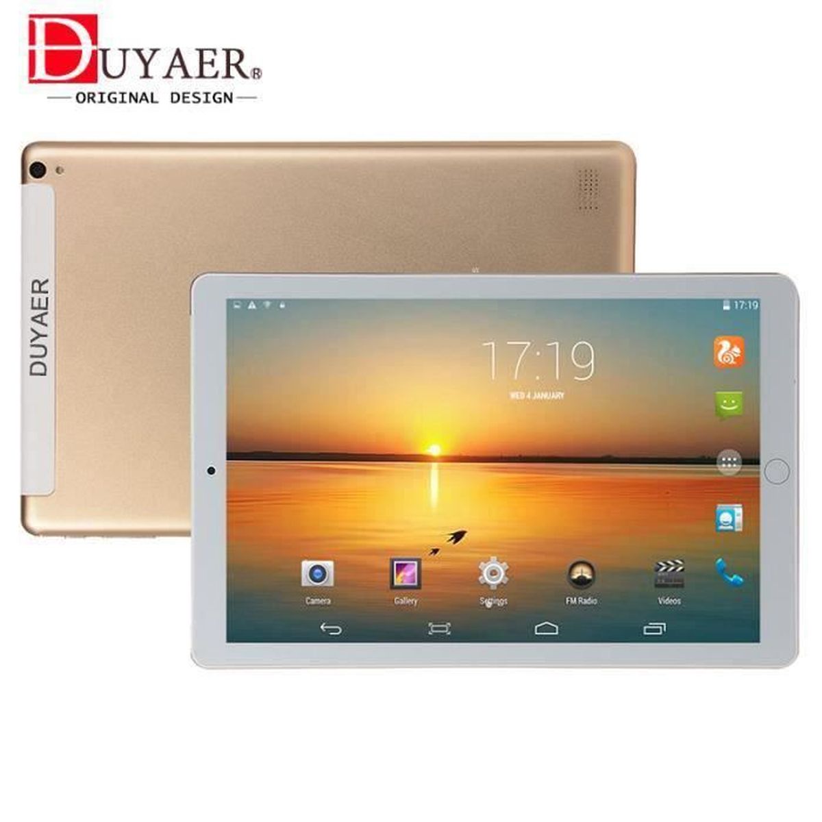 ® 10.1" Tablette Tactile 4G - RAM 4Go