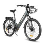 SMARTAI Samebike A01Pro Vélo électrique 26" - Moteur 500W - Batterie 36V/15Ah - Autonomie 120km - Shimano 7 Vitesses,Fourche Suspendue,Gris