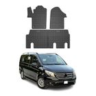 OMAC Tapis de Sol pour Mercedes Vito W447 2014-2025 Caoutchouc Noir