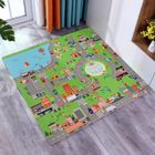 DARMOWADE Tapis de sol en mousse - Idéal pour Les Tapis De Jeux Enfant, 4 Dalles (60 * 60 * 1cm) Trafic routier Motif