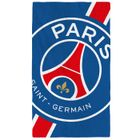 PSG - PARIS SAINT GERMAIN Serviette de bain imprimée 100% Coton - PSG CROPPED - Bleu - 70x120cm