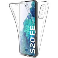 Coque Samsung Galaxy S20 FE 5G 4G 6.5 Pouce Protection intérale Avant+Arrière en Rigide Pochette Tactile Protection 360 DegAO